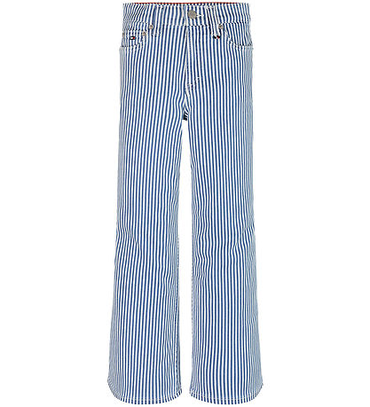 Tommy Hilfiger Jeans - Striped Gallaefni - Blár/Hvítur