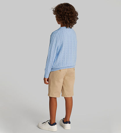 Tommy Hilfiger Bluse - Strick - Zopfmuster - Breezy Blue