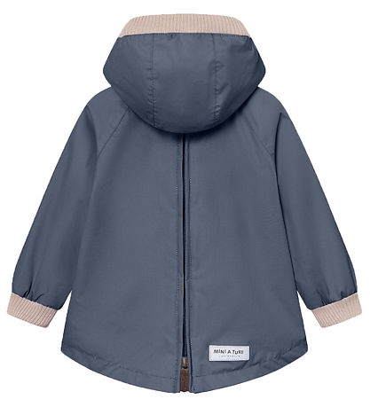 Mini A Ture Sumarjakki - MatBaby Vito Flís Anorak - Ombre Blu