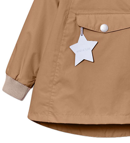 Mini A Ture Sumarjakki - MatBaby Vito Flís Anorak - Beaver Br