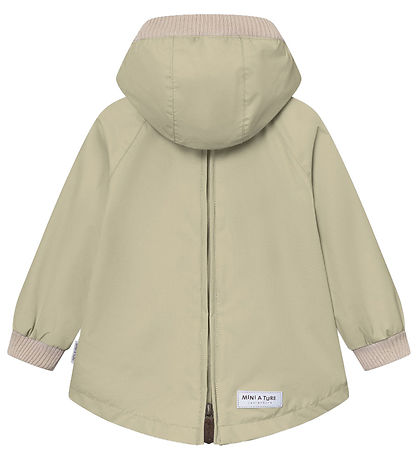 Mini A Ture Sumarjakki - MatBaby Vito Flís Anorak - Elm Green