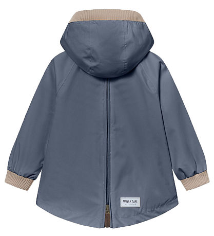 Mini A Ture Lightweight Jacket - MatBaby Vito Anorak - Ombre Blu