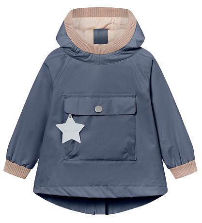Mini A Ture Lightweight Jacket - MatBaby Vito Anorak - Ombre Blu