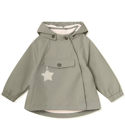 Mini A Ture Softshell Jacket w. Fleece - MatWai - Vert
