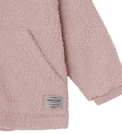 Mini A Ture Fleece Jacket - Teddy - MatLiff - Cloudy Rose