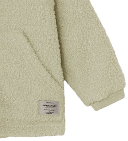 Mini A Ture Fleece Jacket - Teddy - MatLiff - Elm Green