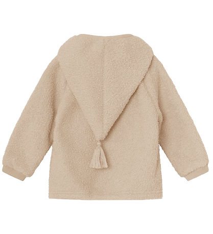Mini A Ture Fleece Jacket - Teddy - MatLiff - Sesame