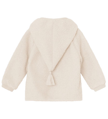 Mini A Ture Fleece Jacket - Teddy - MatLiff - Angora Cream