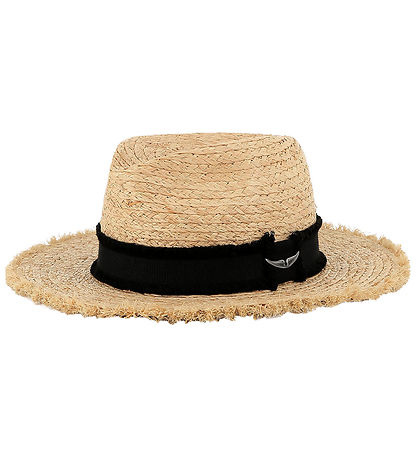 Chapeau de paille Zadig & Voltaire - Naturel av. Noir