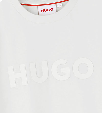 HUGO Stuttermabolur - Hvítur M. Lógó