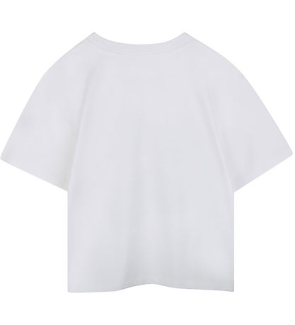 Little Marc Jacobs Stuttermabolur - Hvítt/Svart M. Blóm