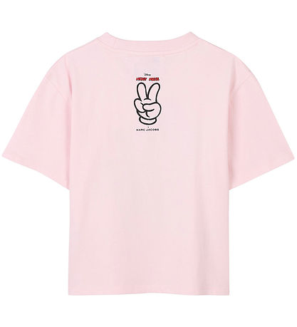 The Marc Jacobs T-shirt - Pink w. Mickey Mouse/Rhinestone