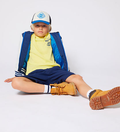 Timberland Stuttermabolur - Straw Yellow