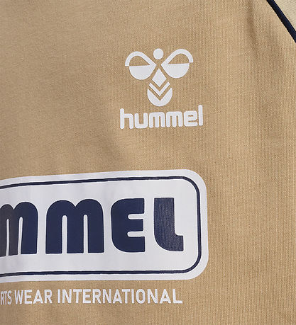Hummel Stuttermabolur - hmlRolf - Kornstöngull M. Lógó mynstur