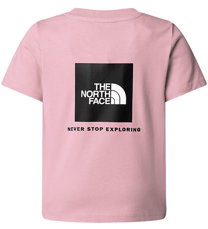 The North Face T-paita - Lapsi Box - Vaaleanpunainen Clover M. T