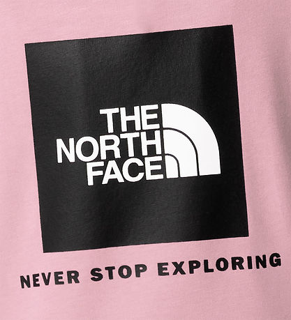 The North Face T-paita - Lapsi Box - Vaaleanpunainen Clover M. T