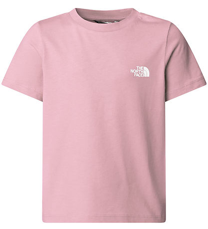 The North Face T-paita - Lapsi Box - Vaaleanpunainen Clover M. T