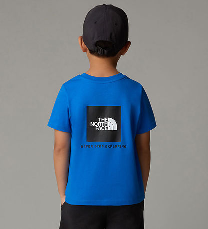 The North Face T-Shirt - Kind Box - Hero Blue m. Print