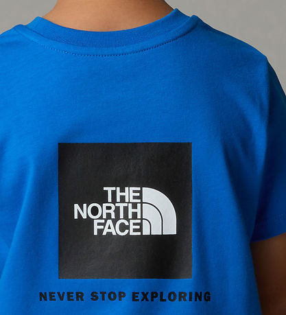 The North Face T-Shirt - Kind Box - Hero Blue m. Print