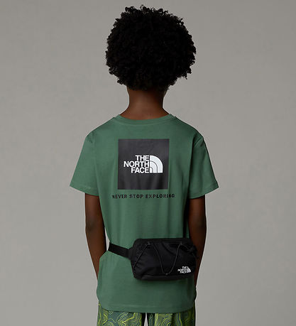 The North Face T-shirt - Box - Duck Green w. Print