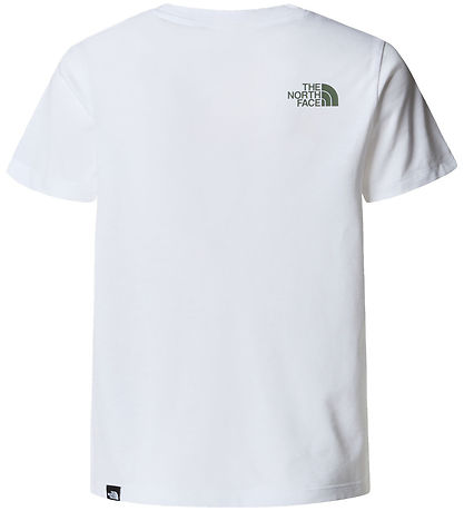 The North Face Stuttermabolur - Easy - Hvítur/önd Green