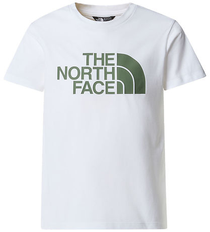 The North Face Stuttermabolur - Easy - Hvítur/önd Green