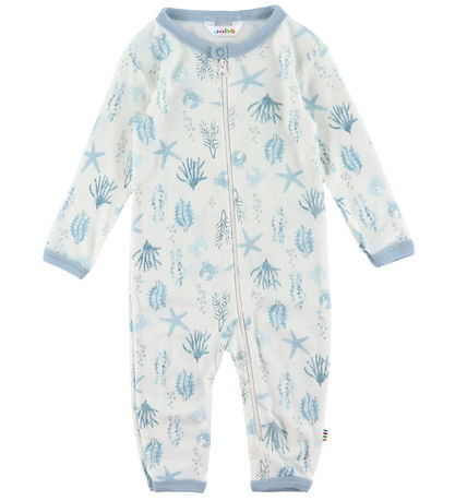 Joha Jumpsuit - Wool - Light blue w. Print