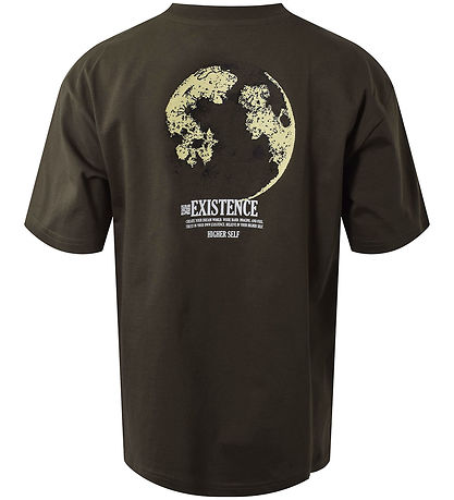 Hound T-Shirt - Armygrün m. Print