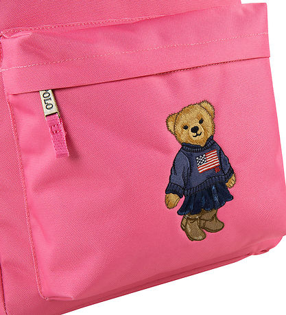 Polo Ralph Lauren Backpack - Lower Pink w. Soft Toy