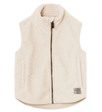 Mini A Ture Fleeceweste - Teddy - MatBattal - Angora Cream