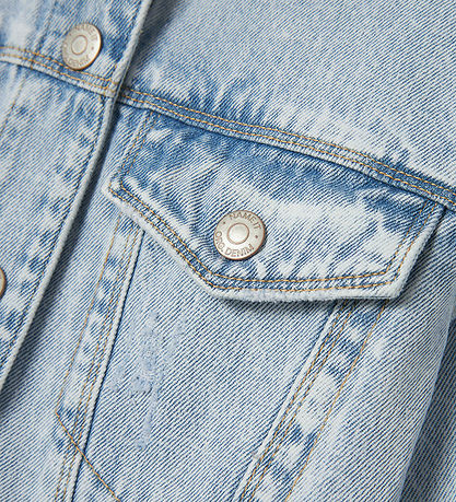 Name It Jeansjacke - Noos - NkfMila - Light Blue Gebleichter Den
