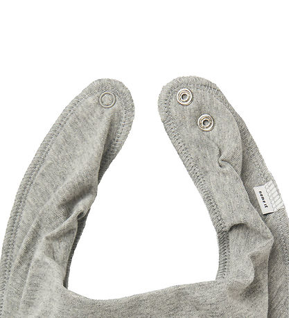 Name It Teething Bib - NbnYatte - Grey Melange