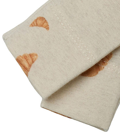 Name It Leggings - NbmTimothy - Peyote/Melange w. Croissants