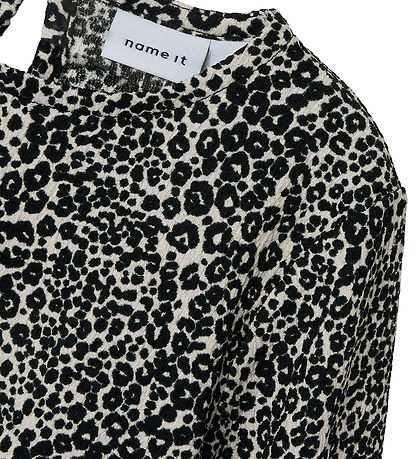 Name It Bluse - NmfSimone - Schwarz/Weiß