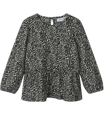 Name It Bluse - NmfSimone - Schwarz/Weiß