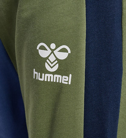 Hummel Sweatpants - hmlAssym - Black Iris w. Logo