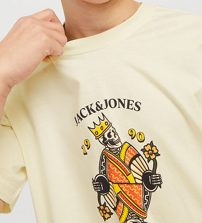 Jack & Jones T-shirt - Anatomy - Antique White