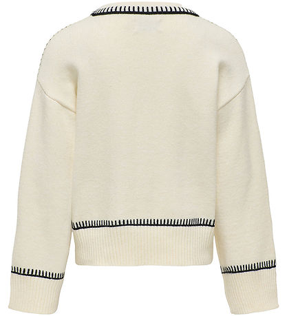 Kids Only Blouse - Knitted - KogIbi - Whitecap Gray/Black