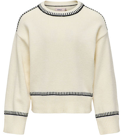 Kids Only Blouse - Knitted - KogIbi - Whitecap Gray/Black