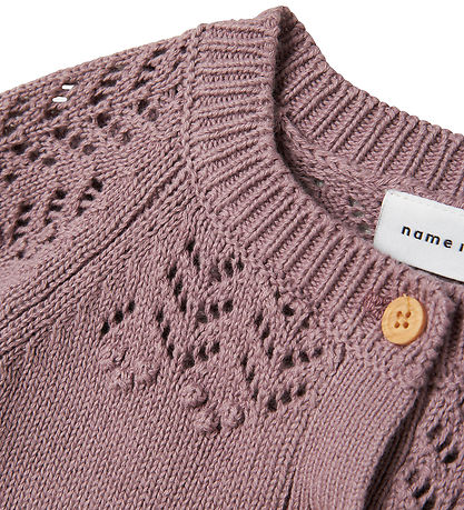 Name It Cardigan - Knitted - NbfBimolly - Elderberry