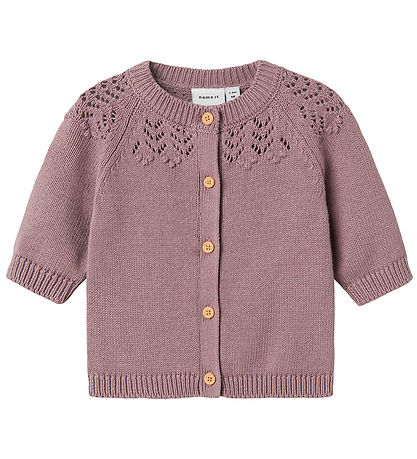 Name It Cardigan - Knitted - NbfBimolly - Elderberry