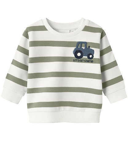 Name It Sweatshirt - NbmBevo - Tea w. Stripes/Tractor