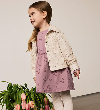Name It Sweatkleid - NmfBella - Elderberry m. Kirsche