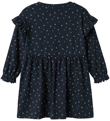 Name It Kleid - Rib - NmfBebeth - Navy Blazer m. Kirsche