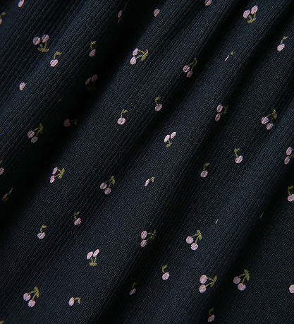 Name It Kleid - Rib - NmfBebeth - Navy Blazer m. Kirsche