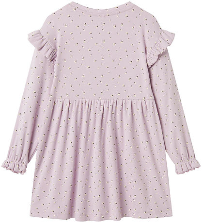 Name It Kleid - Rib - NmfBabeth - Winsome Orchid m. Cherry