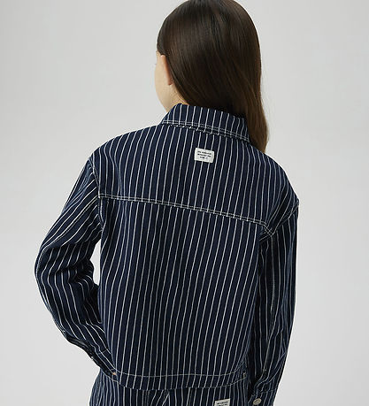 Name It Farkkutakki - NkfZoe - Laivastonsininen Blazer Raidat