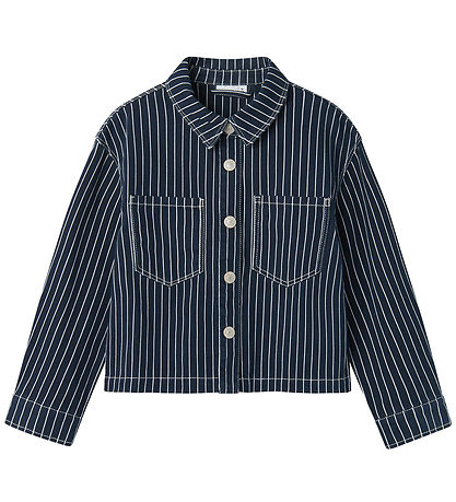 Name It Farkkutakki - NkfZoe - Laivastonsininen Blazer Raidat
