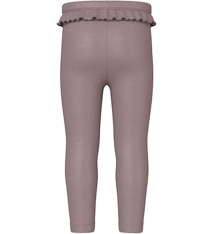Name It Leggings - Rib - NmfBinnie - Elderberry