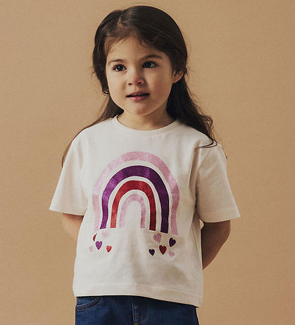 Name It T-shirt - NmfBetria - Sea Salt